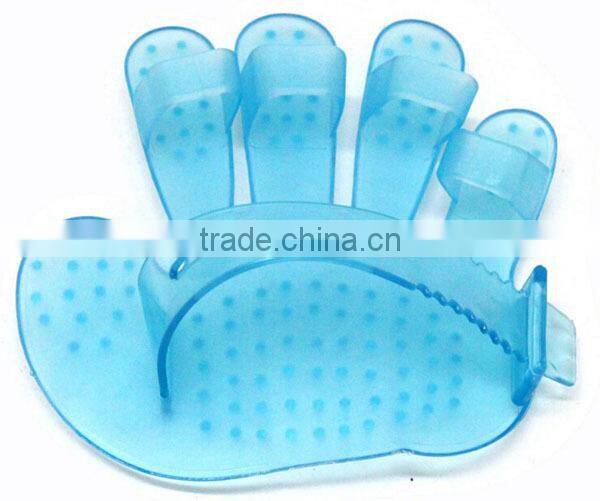 silicone pet dog cat bathing grooming brush hand wearable pet's favorite