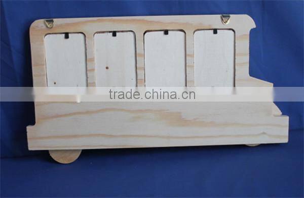 high quality unfinished custom pine wooden collage photo frames