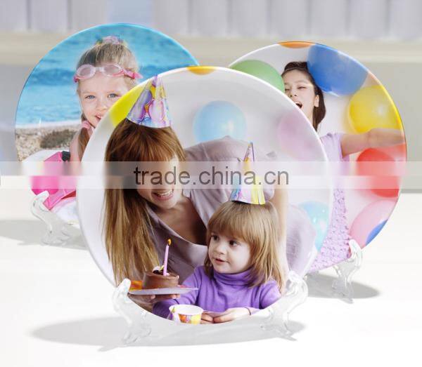 Dishwasher Safe White Polymer Plate For Sublimation