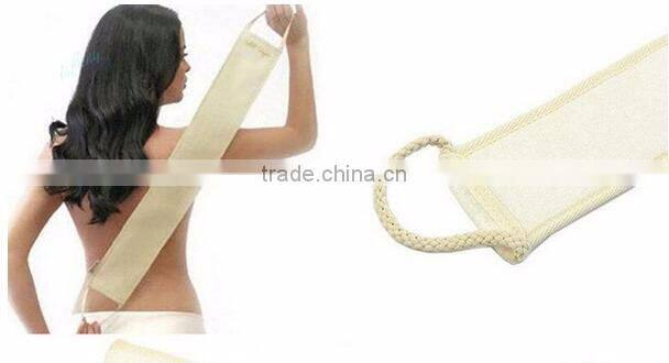 cy292 Exfoliating Loofah Back Scrubber Shower Bathtub Bakblade Body Sponge for Men and Women with handles and Bar Soap Pocket