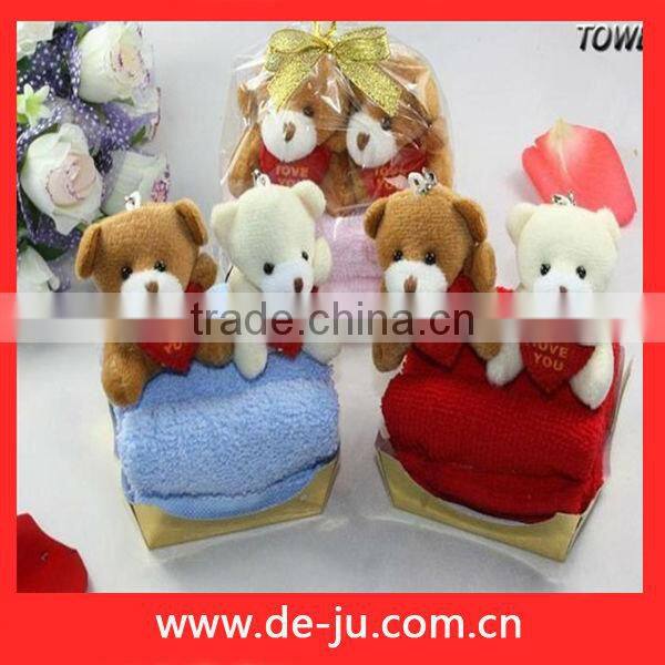 Pvc Box Gift Cherry Ice Cream Gift Cake Towel