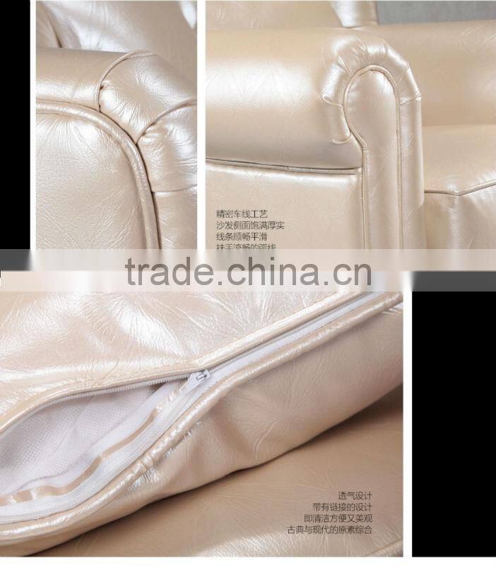 European style hotel leather leisure sofa chair