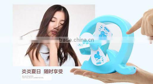 Wholesale Stock Small Order Plastic Portable USB Letters Mini Fan