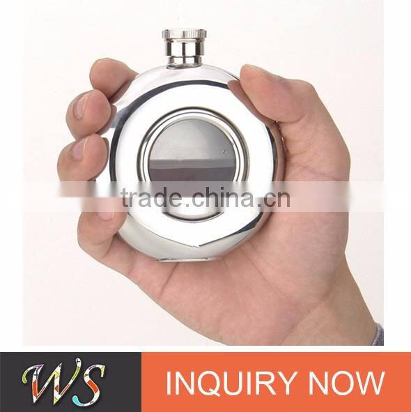 WSJJYY029 stainless steel hip flask/ liquor flask /drink pot