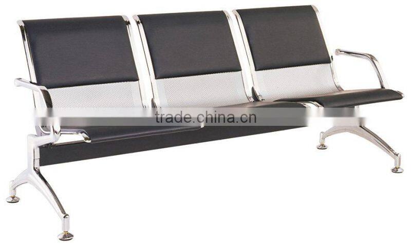 hot sale hospital public PU/leather waiting chairs
