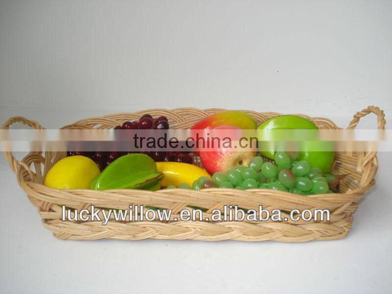 very popular wicker tray& wicker basket(factory provide)