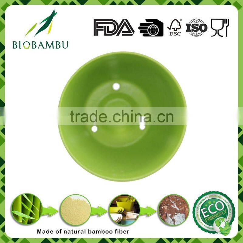 Abbaubar Hot selling Environmental plant fiber bamboo garden pots in China