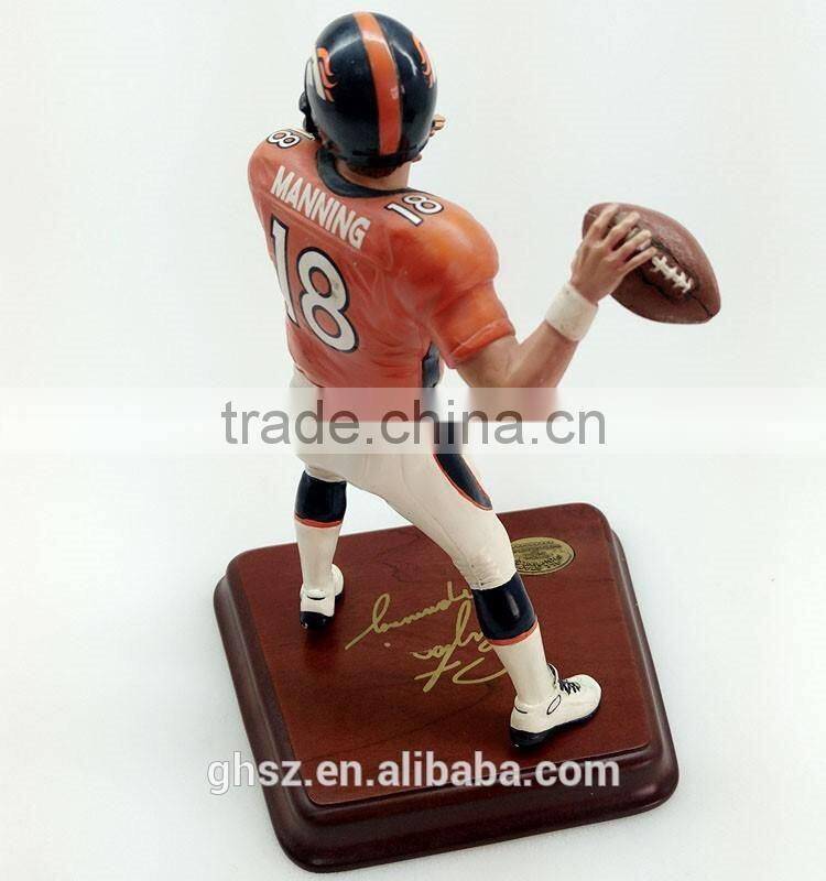 Custom American Football modern player staue polyresin