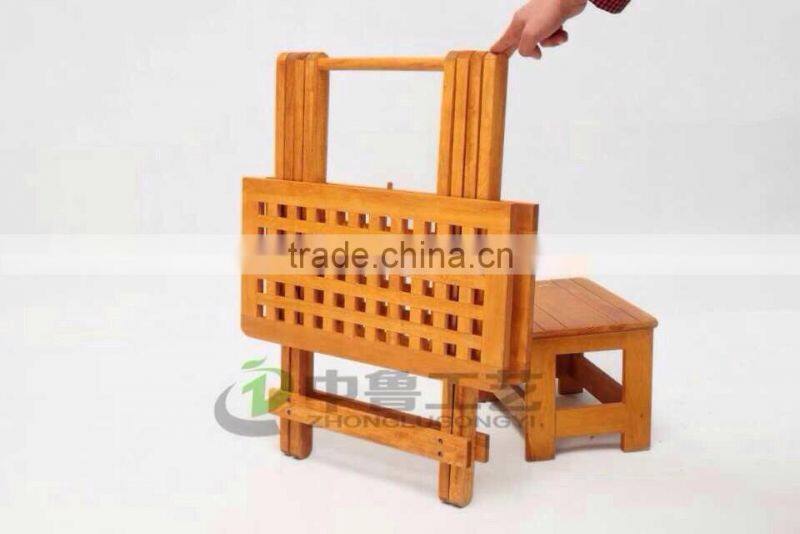 Small wooden tea table