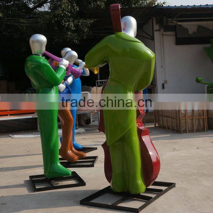 Fiberglass music term character figure