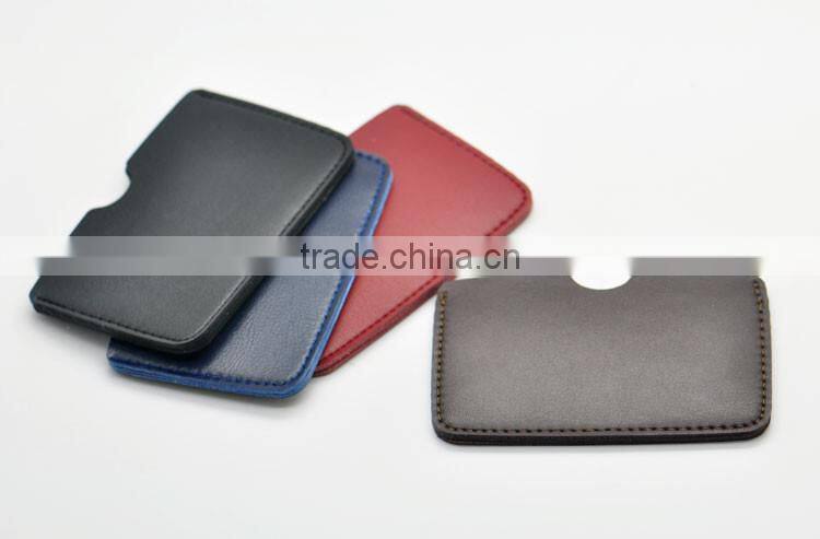 Custom Personalized Factory Direct Wholesale Genuine Leather Card Holder Simple Design