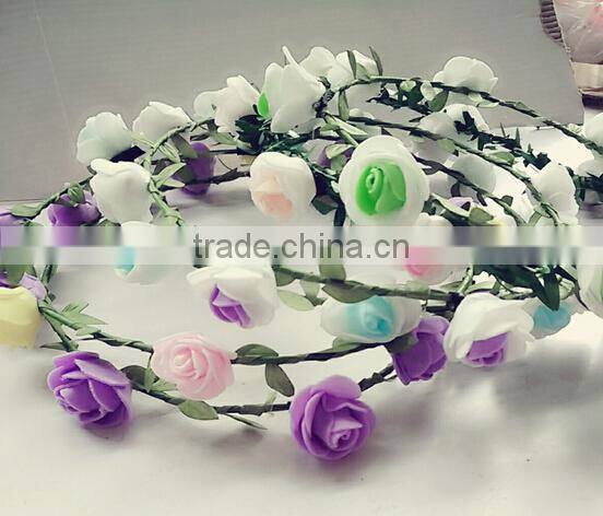 Tourist attractions hot sale flower head wreath