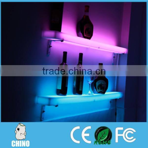 led light bar for nightclub bar use to hold bottle