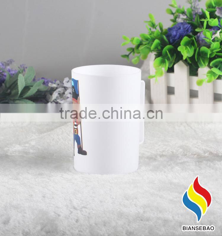 new design PP kids personalized plastic mugs with handle