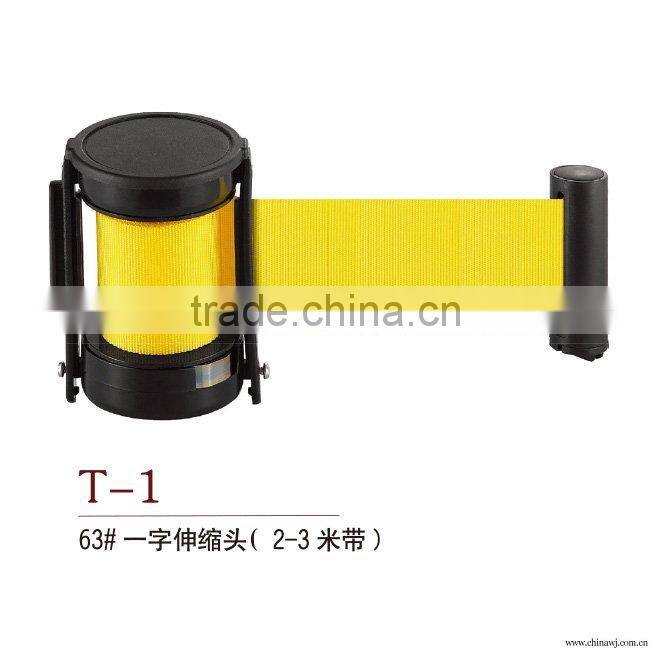 Stainless steel outdoor retractable crowd control rectractable barrier