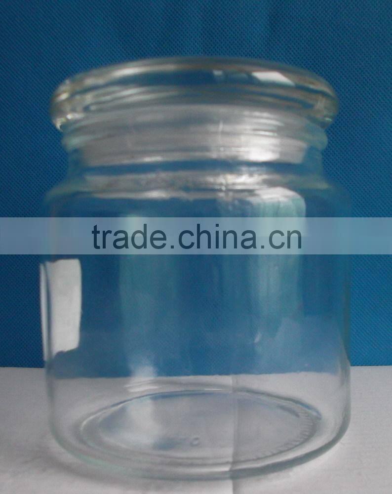 730ml Wholesale glass candle jar wax sugar bottle