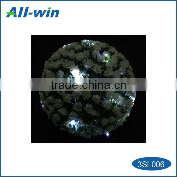 topiary ball light with white LED, garden decorative ball-flower LED light
