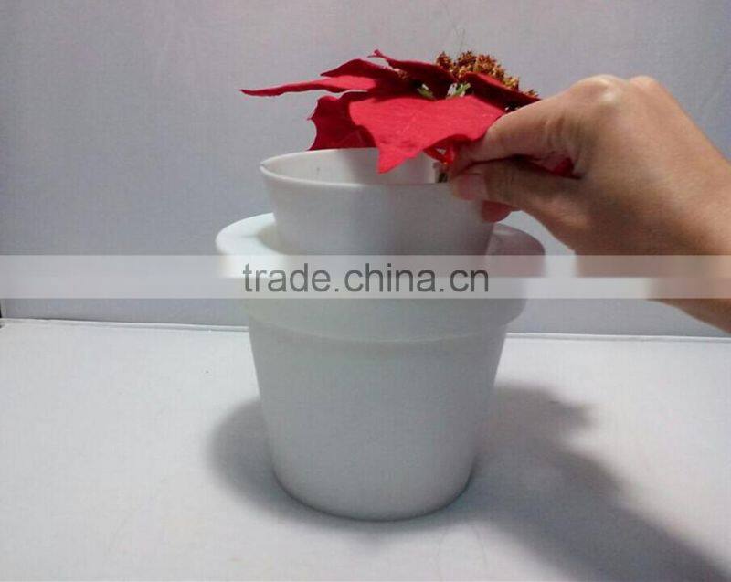 RBG color changing plastic PE LED flower pot home/garden decorations