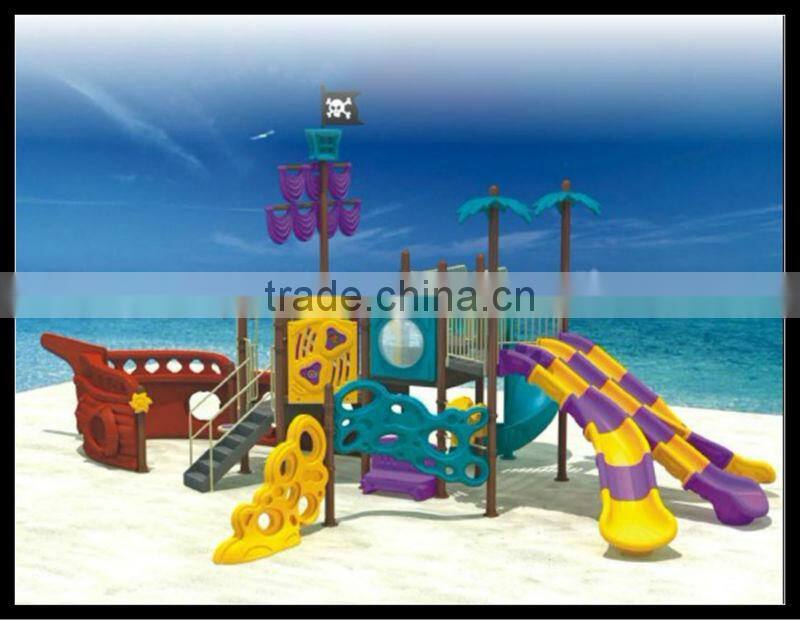2013 PIRATE SHIP PLAYGROUND EQUIPMENT ,CHILDREN PLAYGROUND , CHILDREN PLASTIC SLIDE (HA-05001)