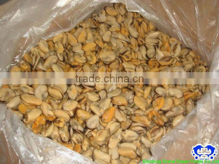 IQF chair de moules bleues congelees