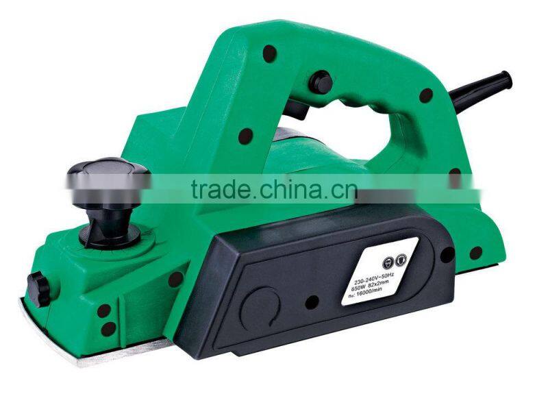 GOLDENTOOL 82mm 650w Power Wood Cutting Thicknesser Machine Mini Electric Wood Planer