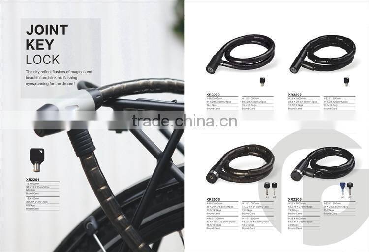 Universal bike bicycle cycling key safety bracket 2key wheel lock for motorcycle