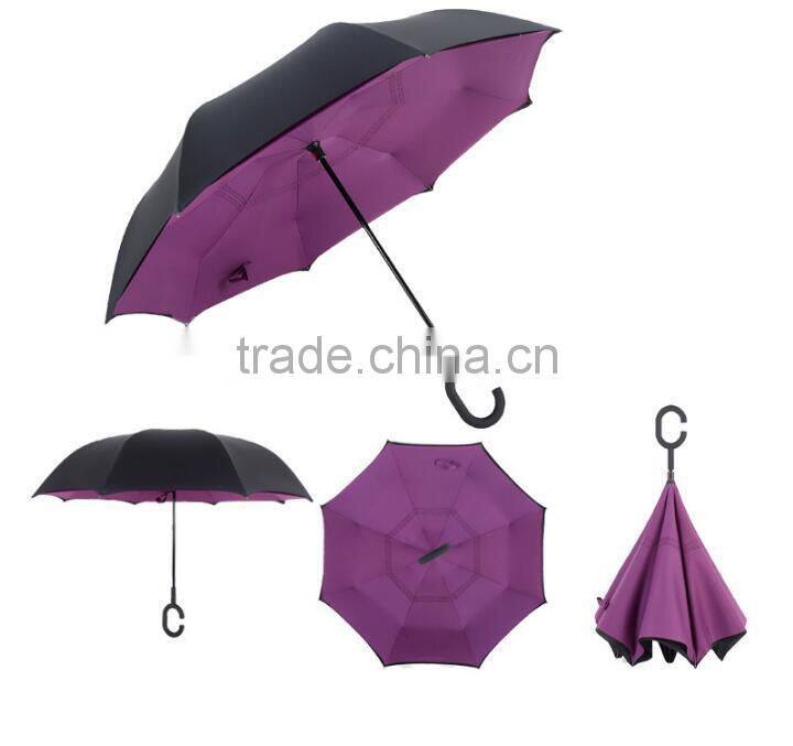 Custom Logo New Invention 190Tpongee Umbrella