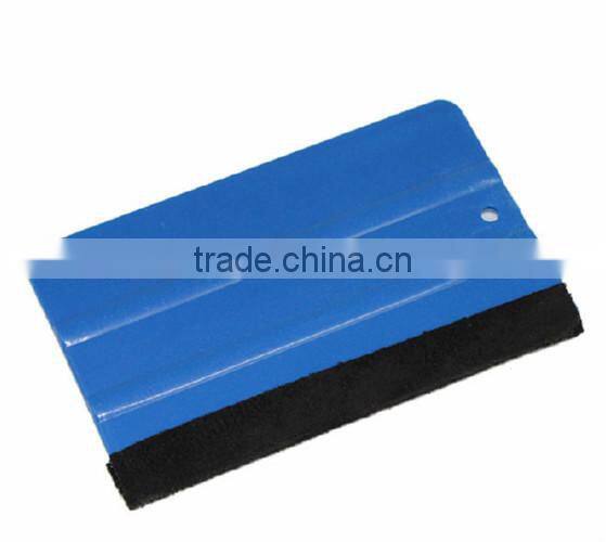 Hard Plastic Squeegee with Felt