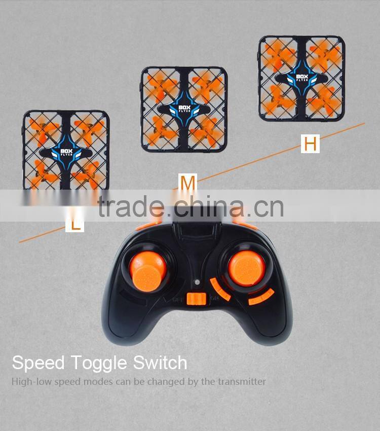 2.4Ghz Box Flyer RC drone Altitude hold 2017