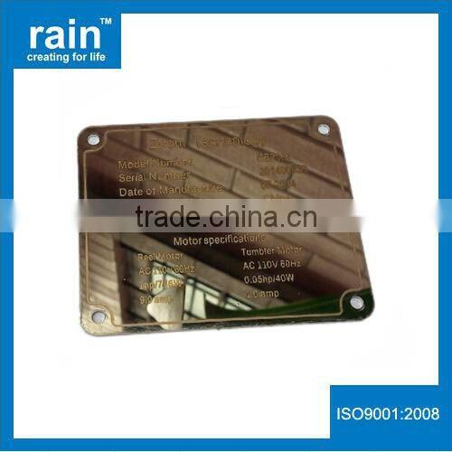 stainless steel nameplate, decorative nameplate/ logo plates