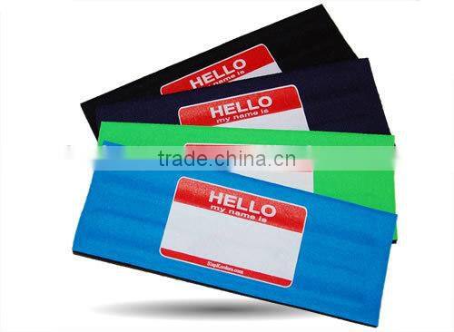 Promotional logo printing neoprene slap wrap can cooler