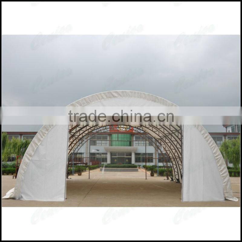 Fabric Helicopter Hangar , Commercial Storage Shelter , Dome Warehouse Tent