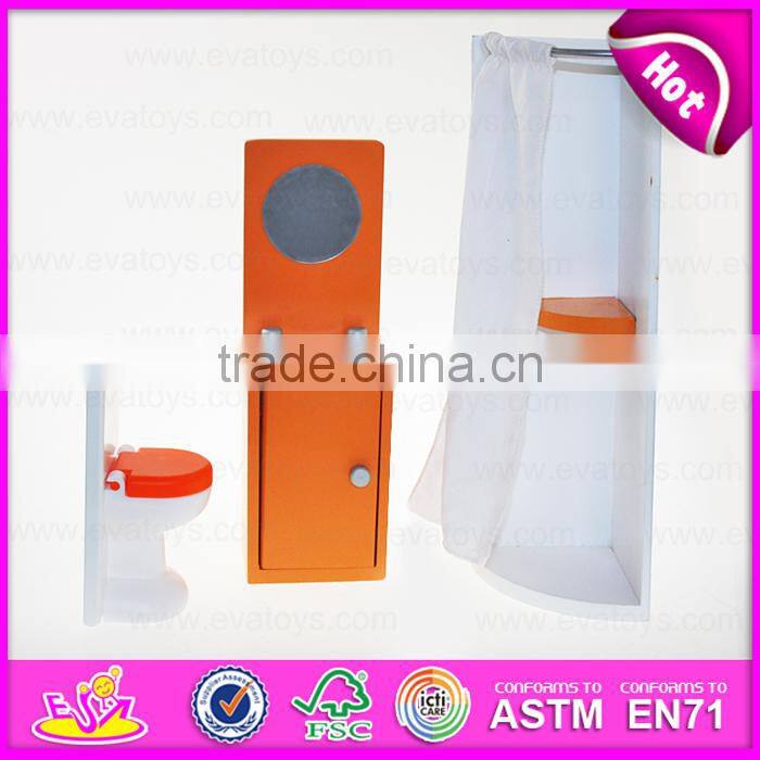 2016 new design miniature children wooden toy kitchen sale W06B019