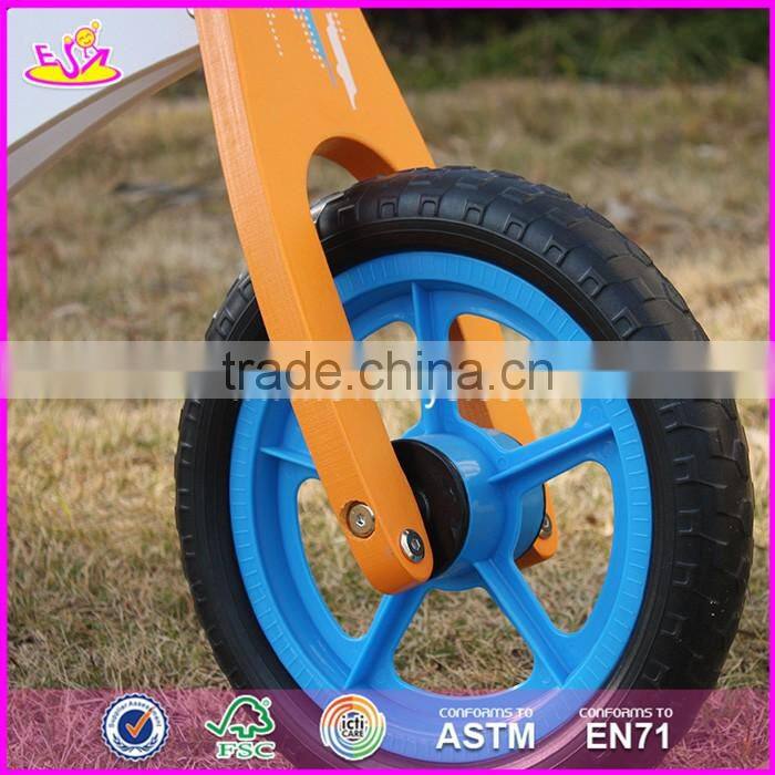 2017 New design best toddlers wooden balance bike for 2 year old W16C165