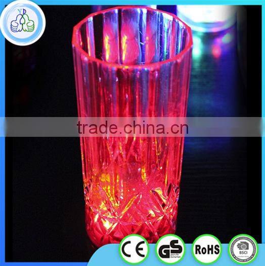 Plastic modern led drinking glass