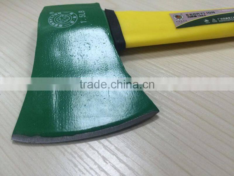 1.5LB axe fiberglass handle hatchet with high quality