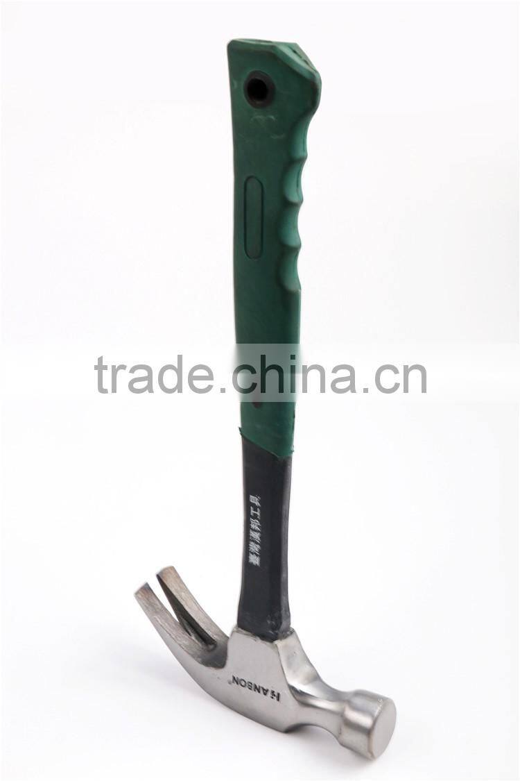 Claw Hammer Nail Hammer with Fiberglass Handle