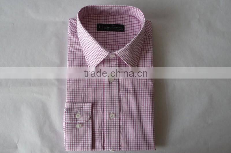 For sale latest designs plaids mens fashion dress shirts