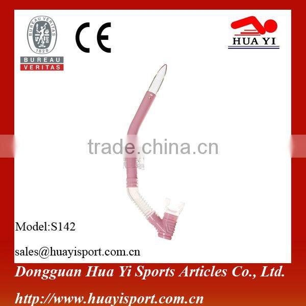 Comfortable underwate low volume durable swimming snorkel