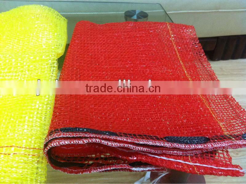 PP leno bags plastic for potato packaging bags shinny color, good strength