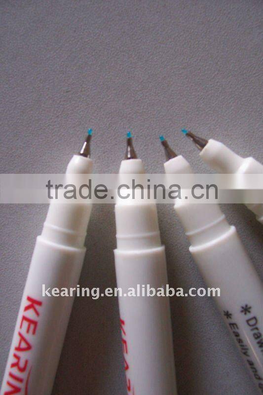 2017 New Kearing Blue Ink Water Vanishing Garment Pen Metal Tip Water Vanishing Pen For Sewing Or Cross-Stitch