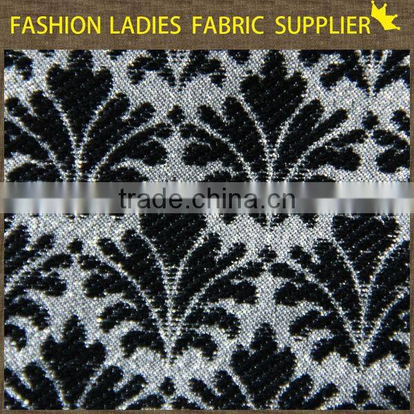 shaoxing textile Fashionable! poly/chenille jacqaurd fabric,garments fabric,ladies' wearing fabric jacquard weaving fabric
