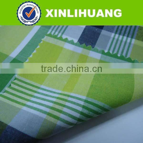 Chinese fabric supplier CVC Yarn dyed shirting fabric