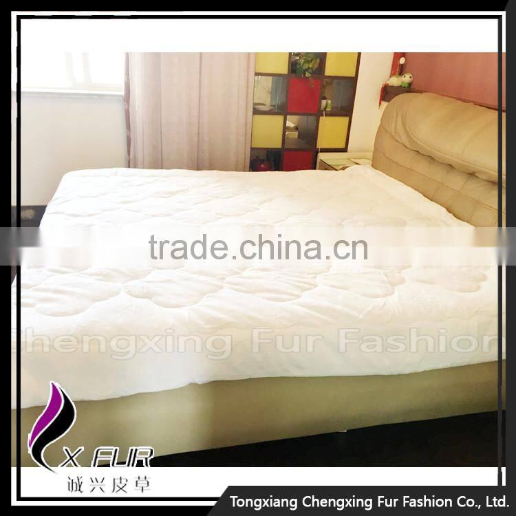 CX-Q-03 In Stock Items, 2016 New Bed Decoration Fiber Quilt