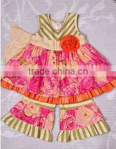 Manufacturer summer girls clothing wholesale baby girl mustard pie clothing sets cheap china wholesale kids clothing