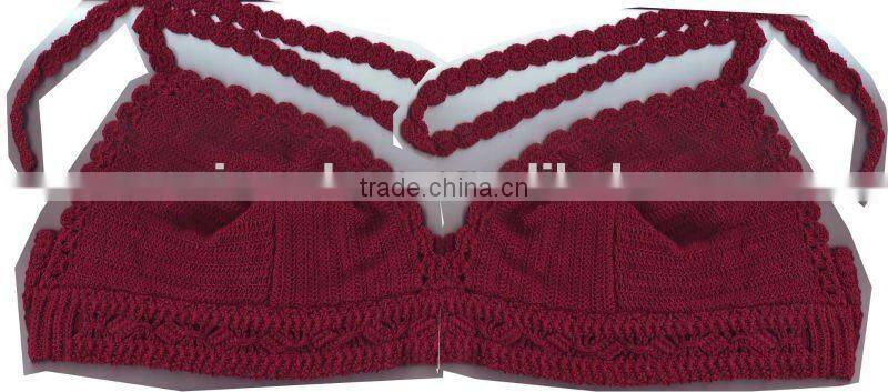 ladies underwear bra new design,crochet bra