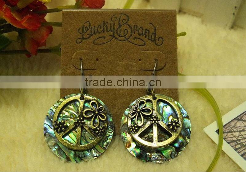 Restoring ancient ways of abalone shell pendant earrings