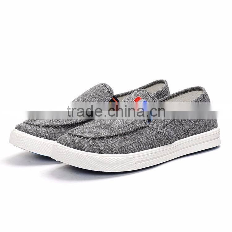 Cheap china factory price shoes men casual canvas shoes 2017