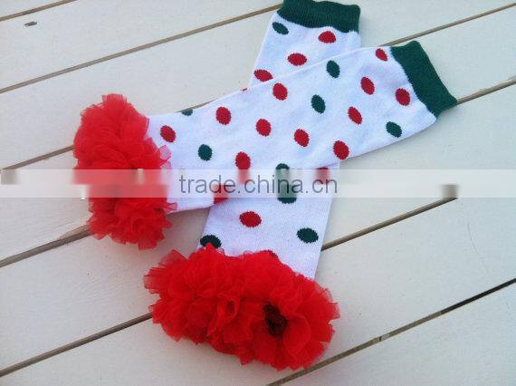 New baby leg warmers with ruffles and good quality cotton legging chevron ruffle leg warmers infant socks leggings