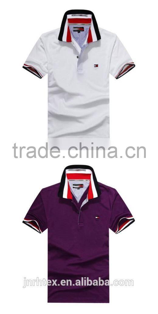 High quality cotton double mercerized polo shirt china for man